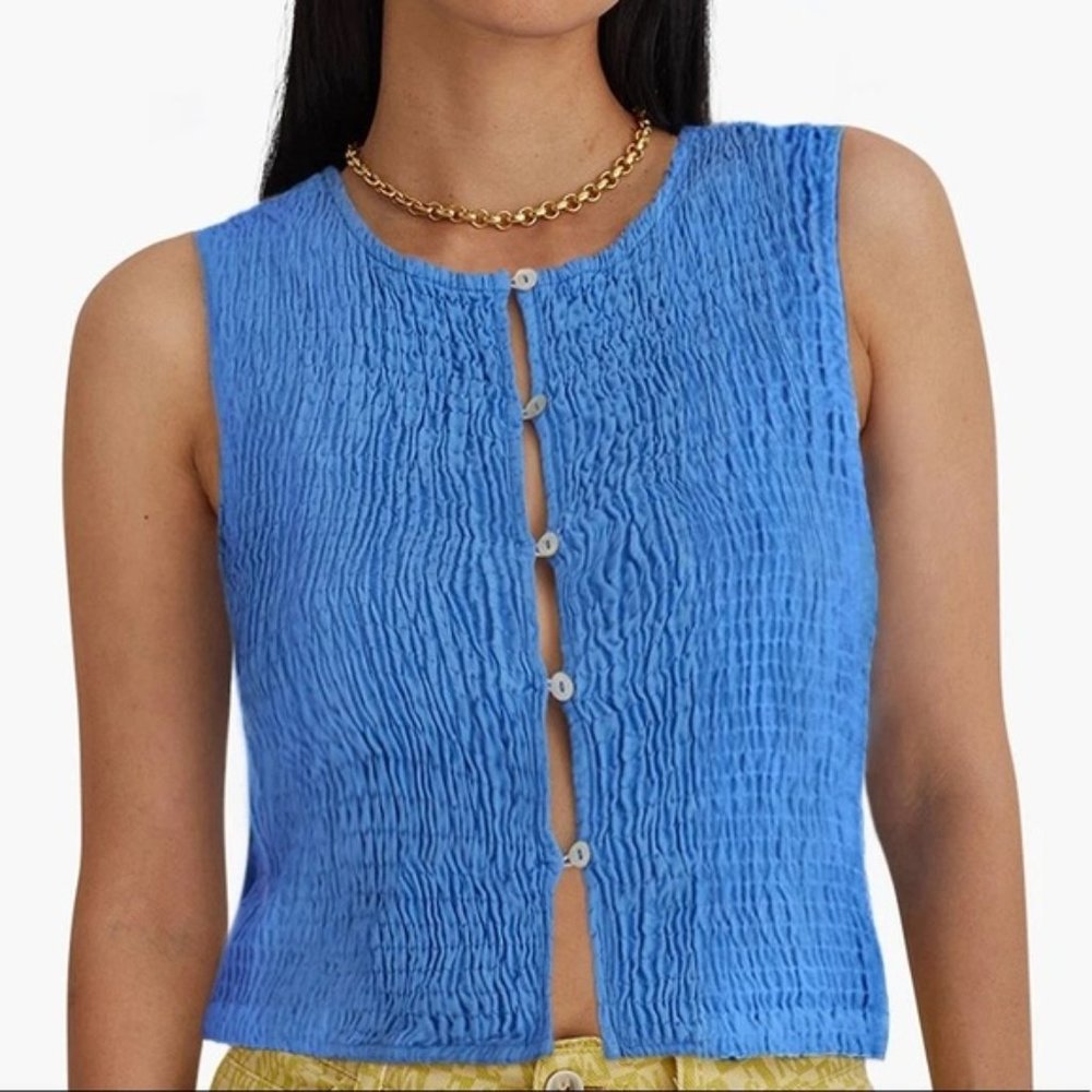 Paloma Wool Livi Tank Top in Sky Blue, M